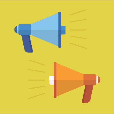 megaphone announcement 